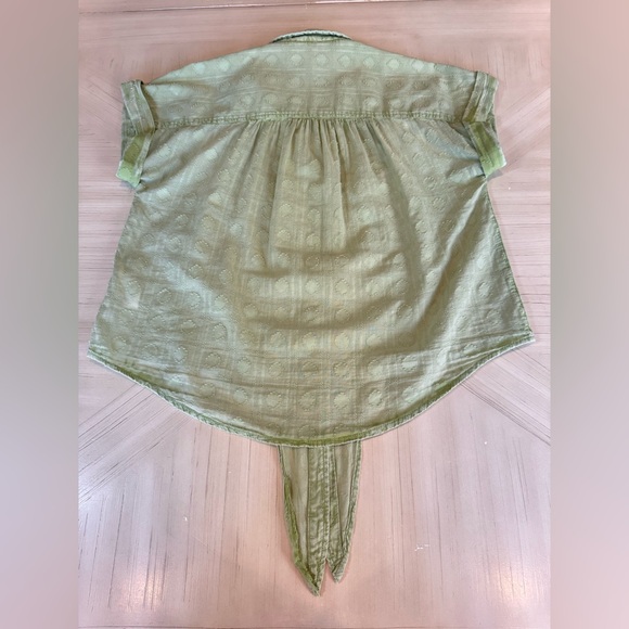Anthropologie – Pilcro “The Cammie” Surf Blouse – Green – Size Small - Picture 15 of 16